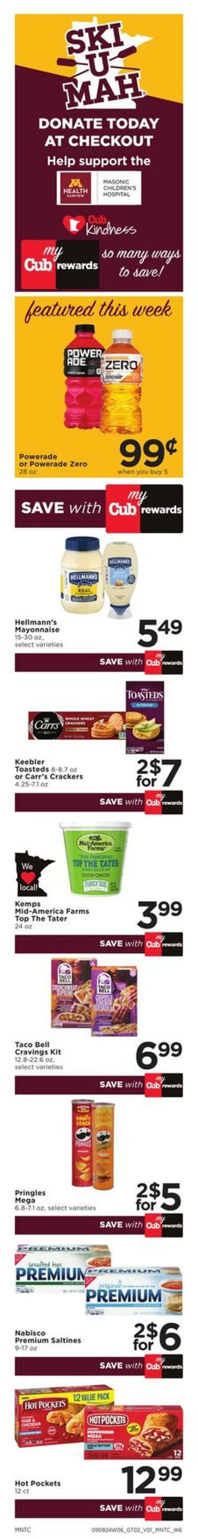 Weekly ad Cub Foods 09/08/2024 - 09/14/2024