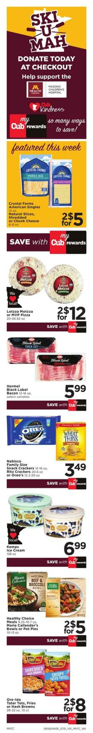 Weekly ad Cub Foods 09/08/2024 - 09/14/2024