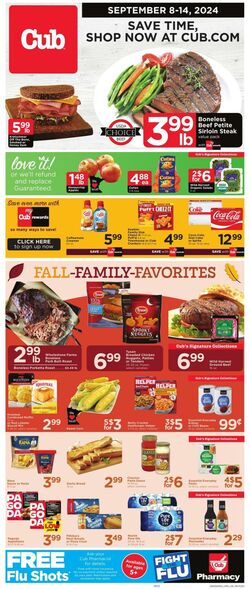 Weekly ad Cub Foods 08/25/2024 - 09/03/2024