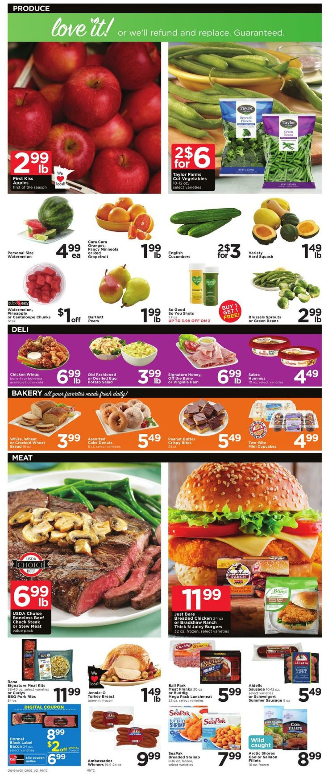 Weekly ad Cub Foods 09/03/2024 - 09/07/2024