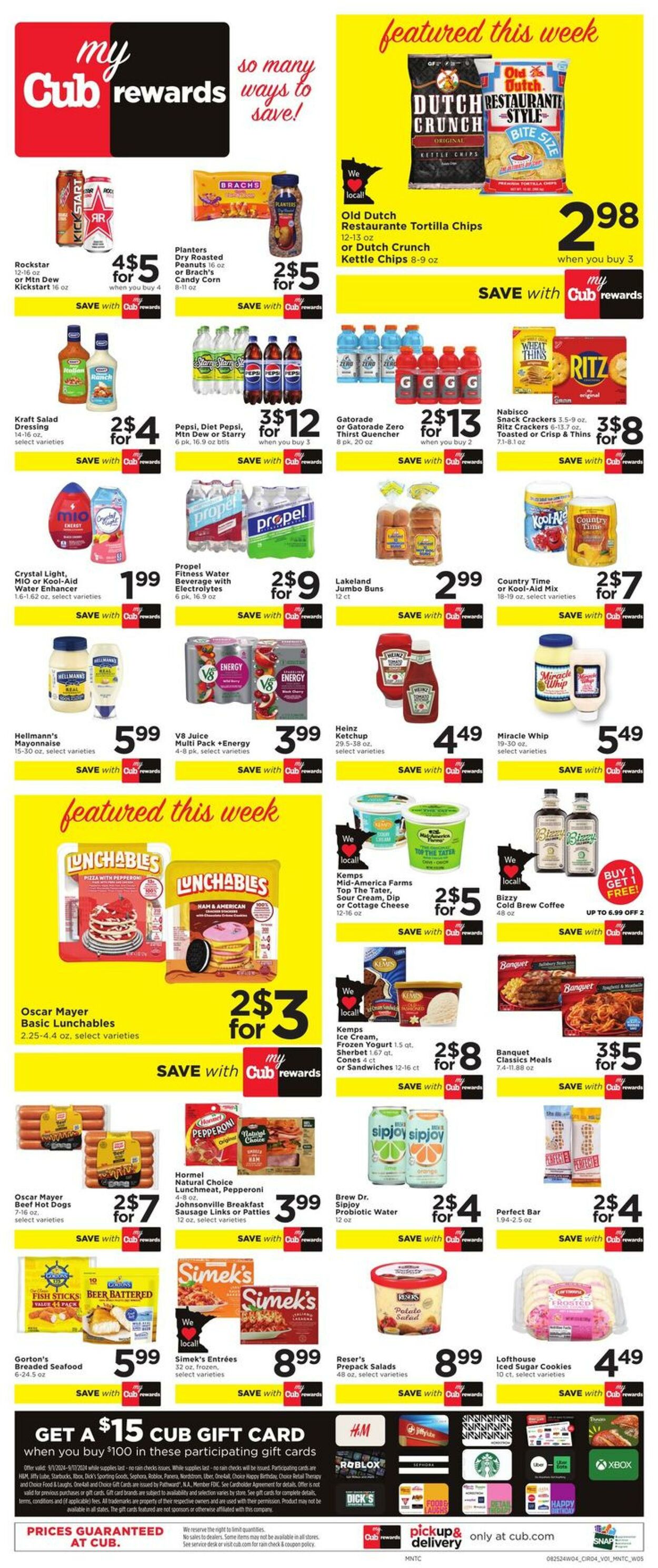 Weekly ad Cub Foods 09/03/2024 - 09/07/2024