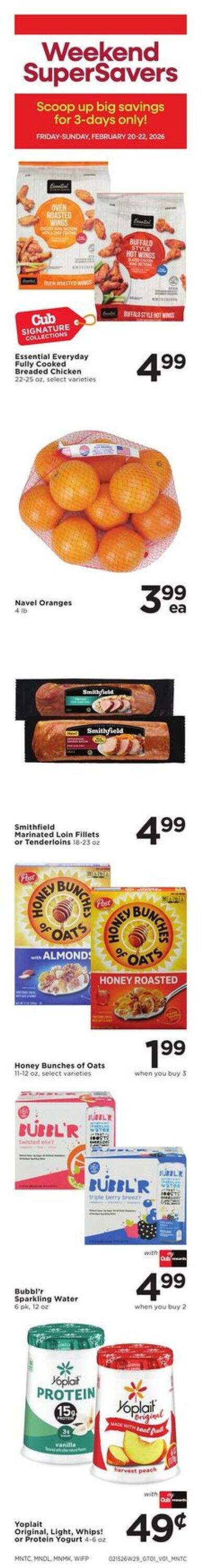 Weekly ad Cub Foods 02/15/2026 - 02/21/2026
