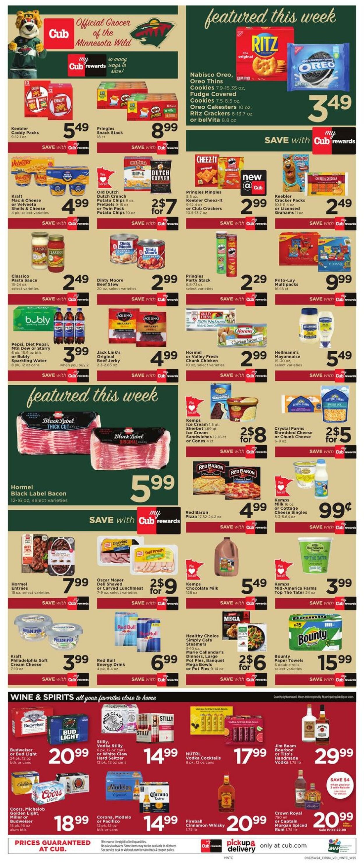 Weekly ad Cub Foods 01/19/2025 - 01/25/2025