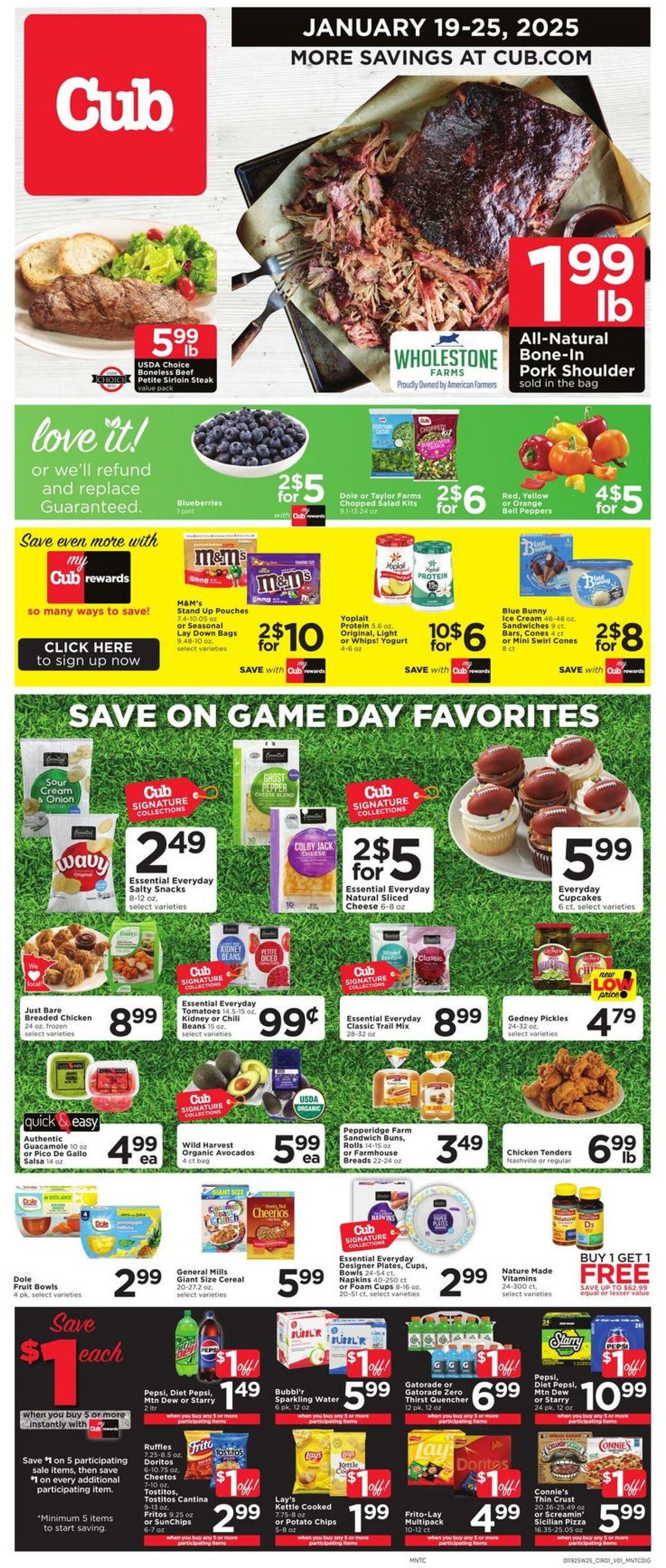 Weekly ad Cub Foods 01/19/2025 - 01/25/2025