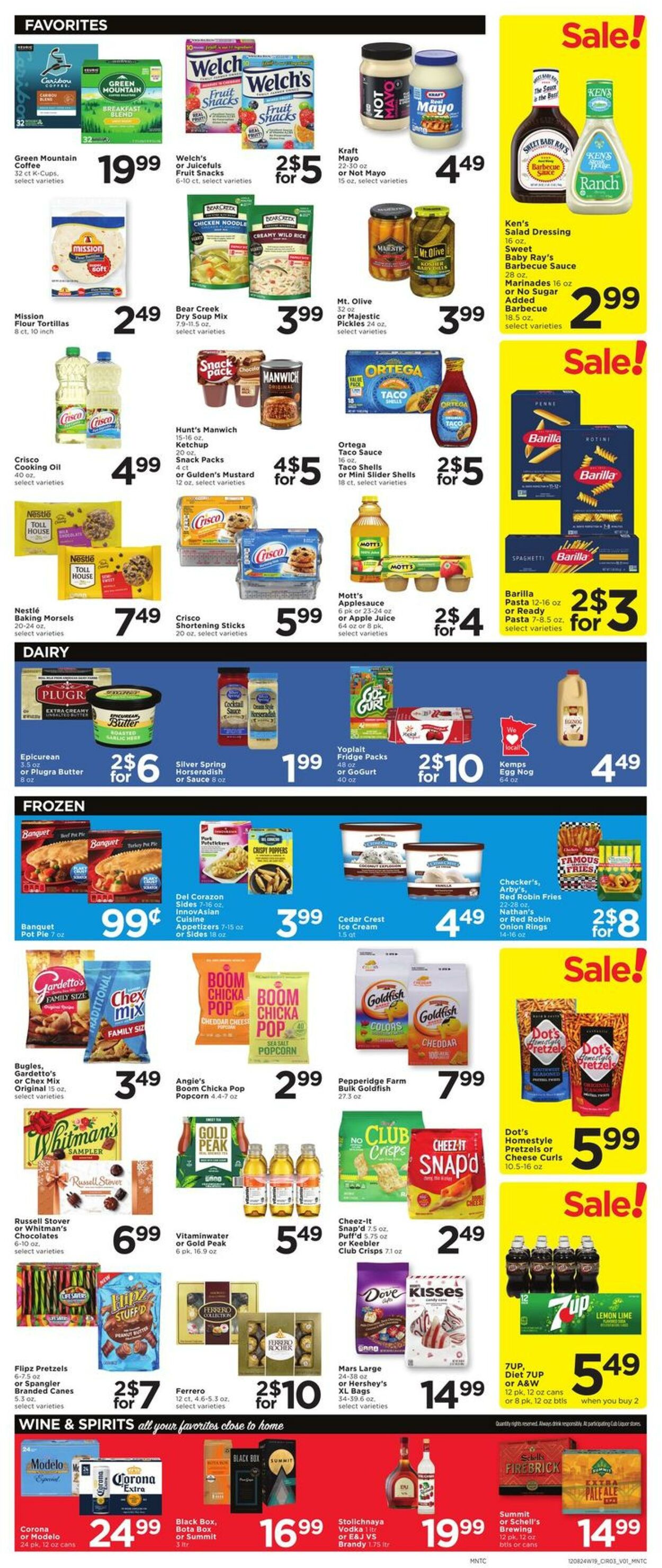 Weekly ad Cub Foods 12/08/2024 - 12/14/2024