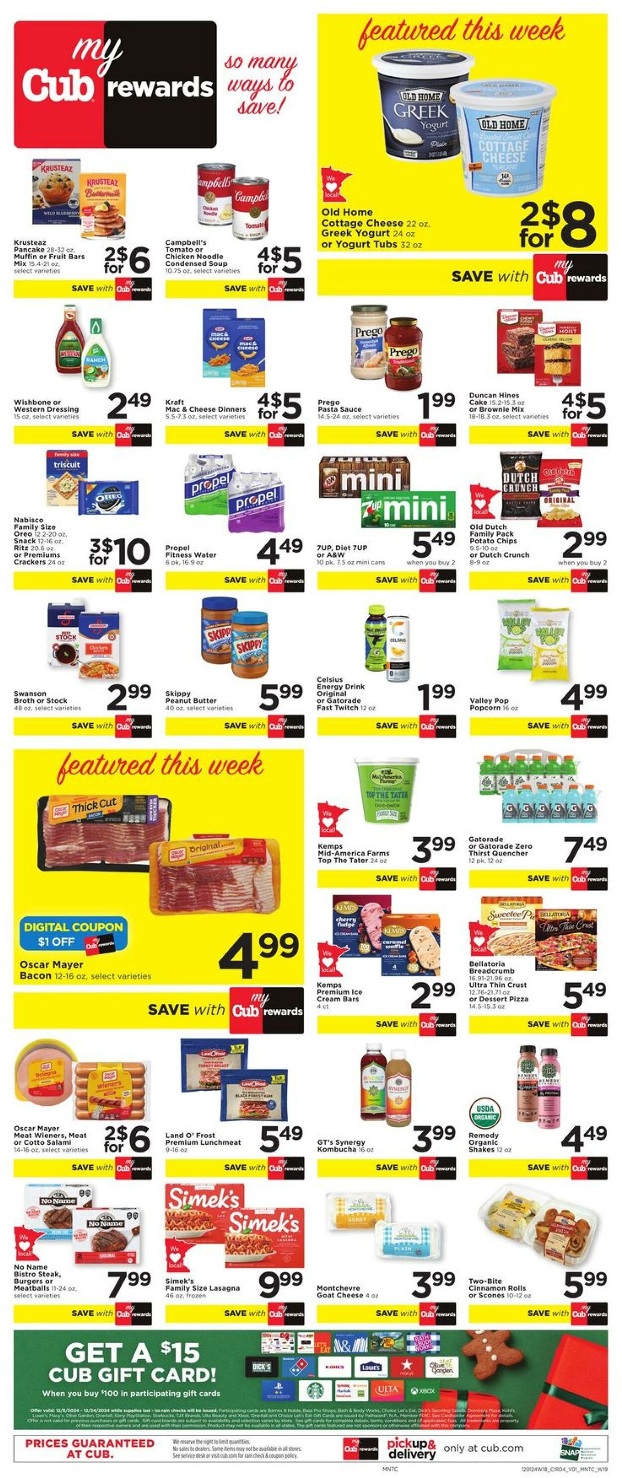 Weekly ad Cub Foods 12/08/2024 - 12/14/2024