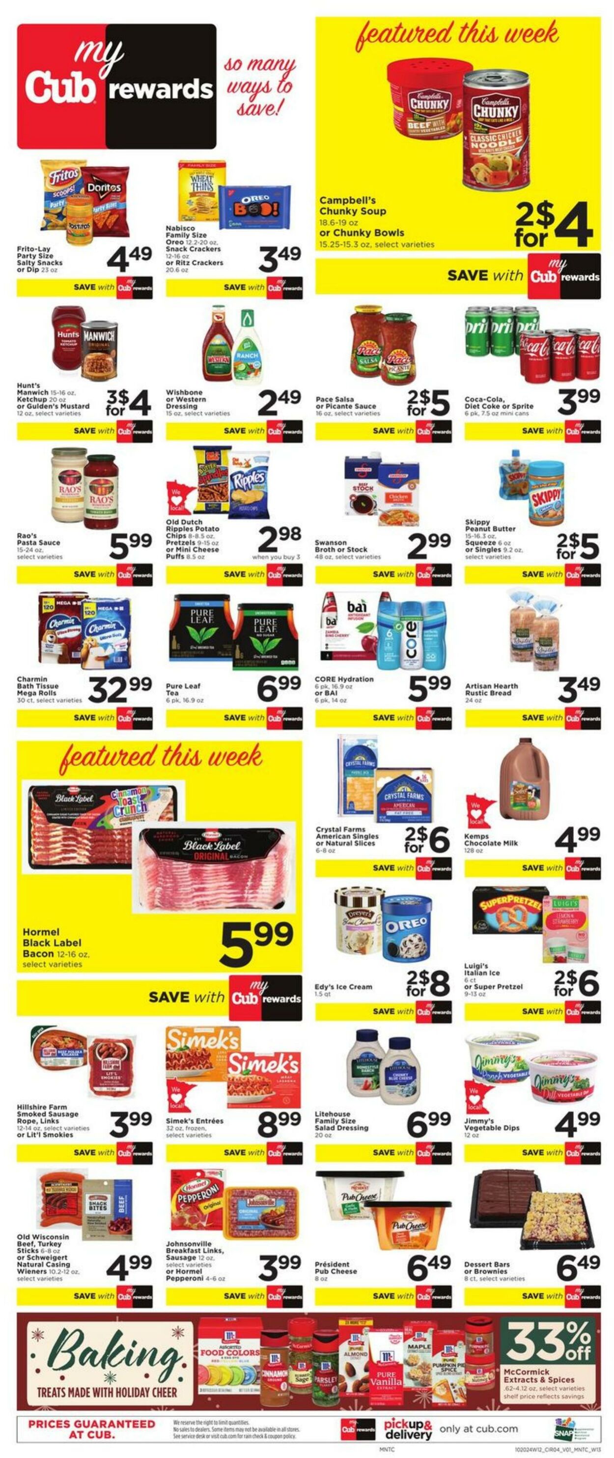 Weekly ad Cub Foods 10/27/2024 - 11/02/2024