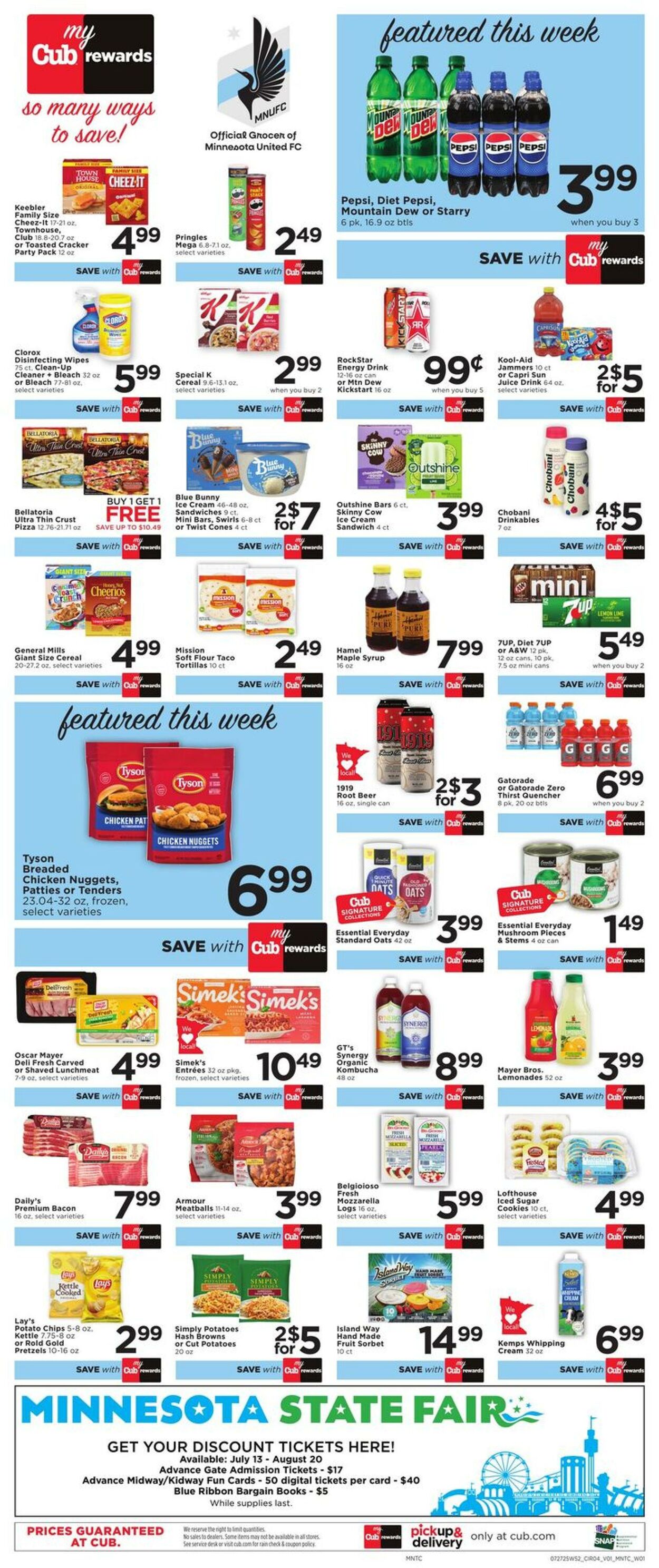 Weekly ad Cub Foods 08/03/2025 - 08/09/2025