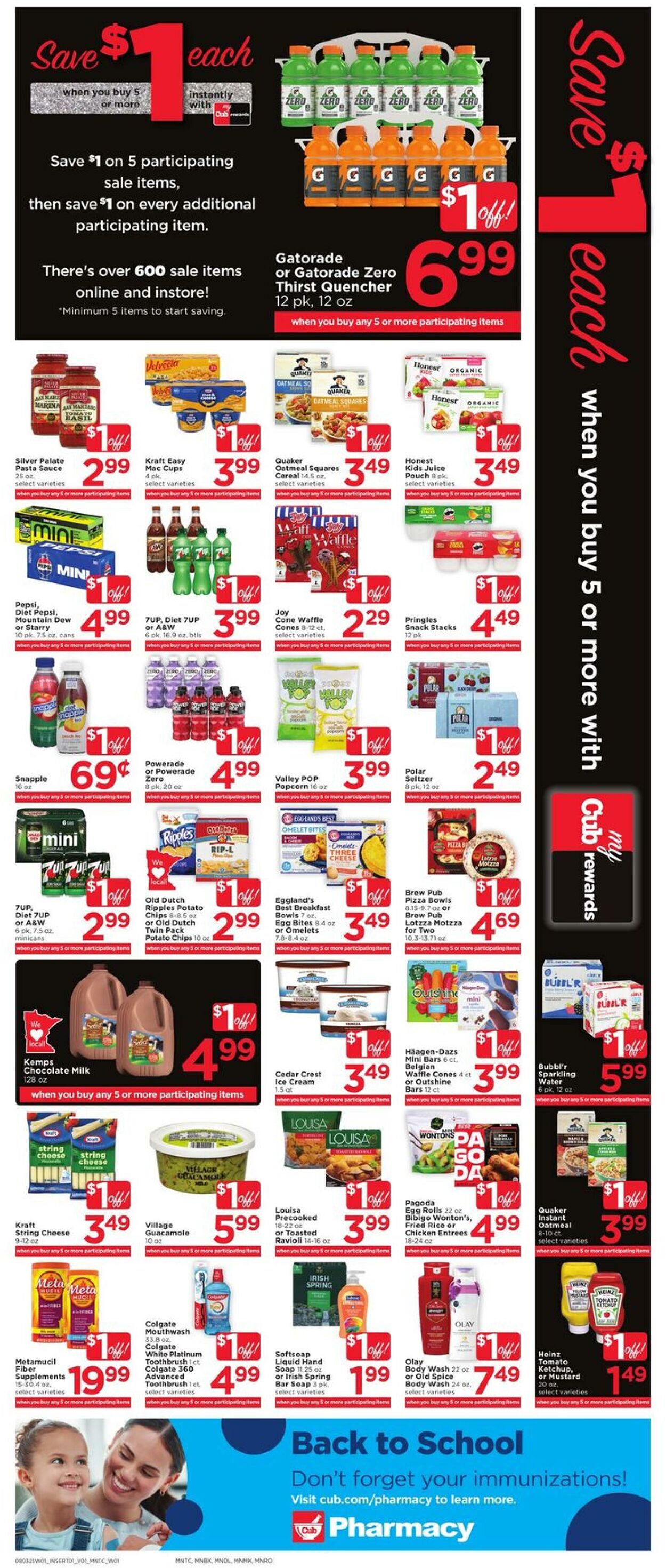 Weekly ad Cub Foods 08/03/2025 - 08/09/2025