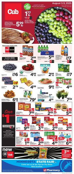 Weekly ad Cub Foods 08/03/2025 - 08/09/2025
