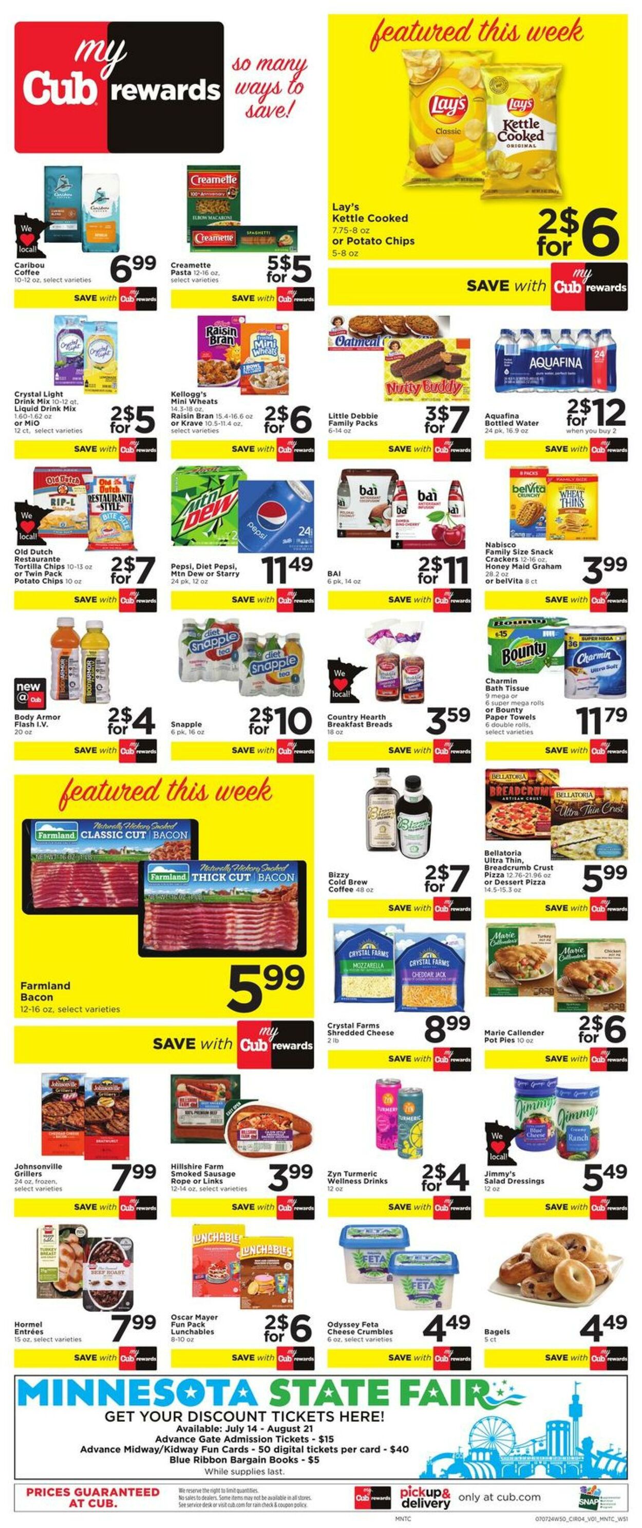 Weekly ad Cub Foods 07/14/2024 - 07/20/2024