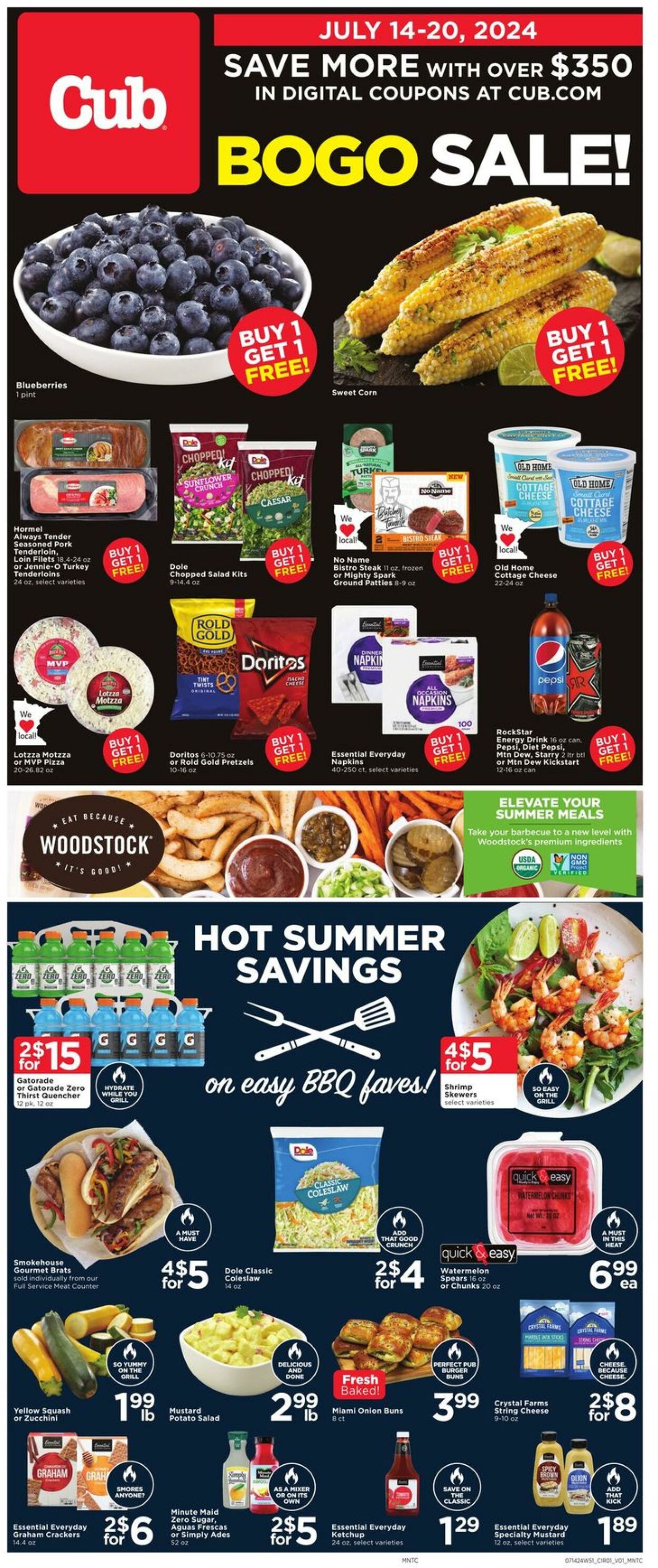 Weekly ad Cub Foods 07/14/2024 - 07/20/2024