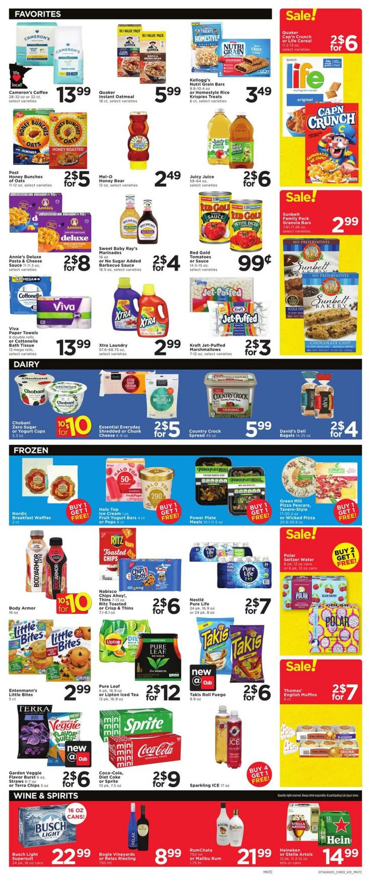 Weekly ad Cub Foods 07/14/2024 - 07/20/2024