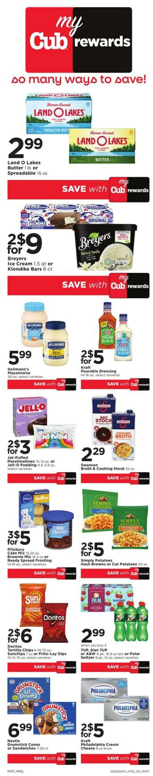 Weekly ad Cub Foods 03/22/2026 - 03/28/2026