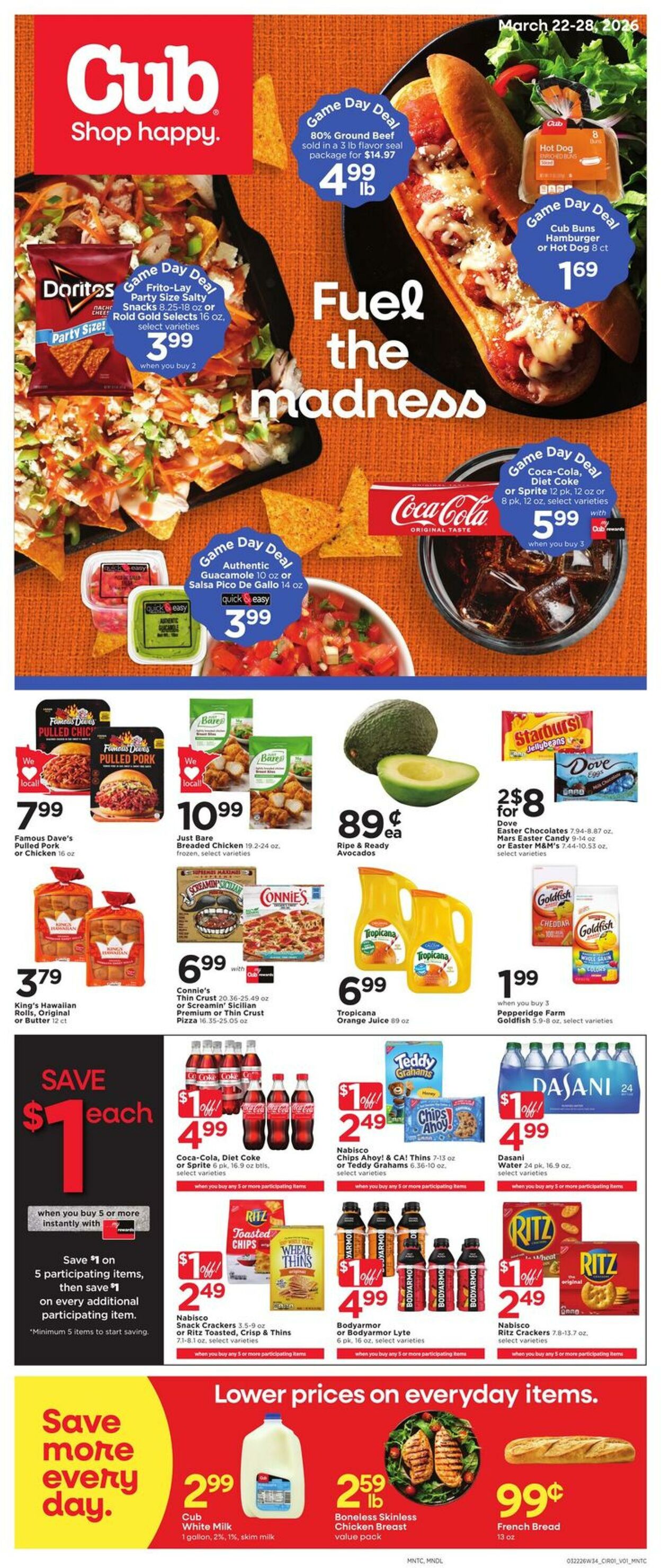 Weekly ad Cub Foods 03/22/2026 - 03/28/2026