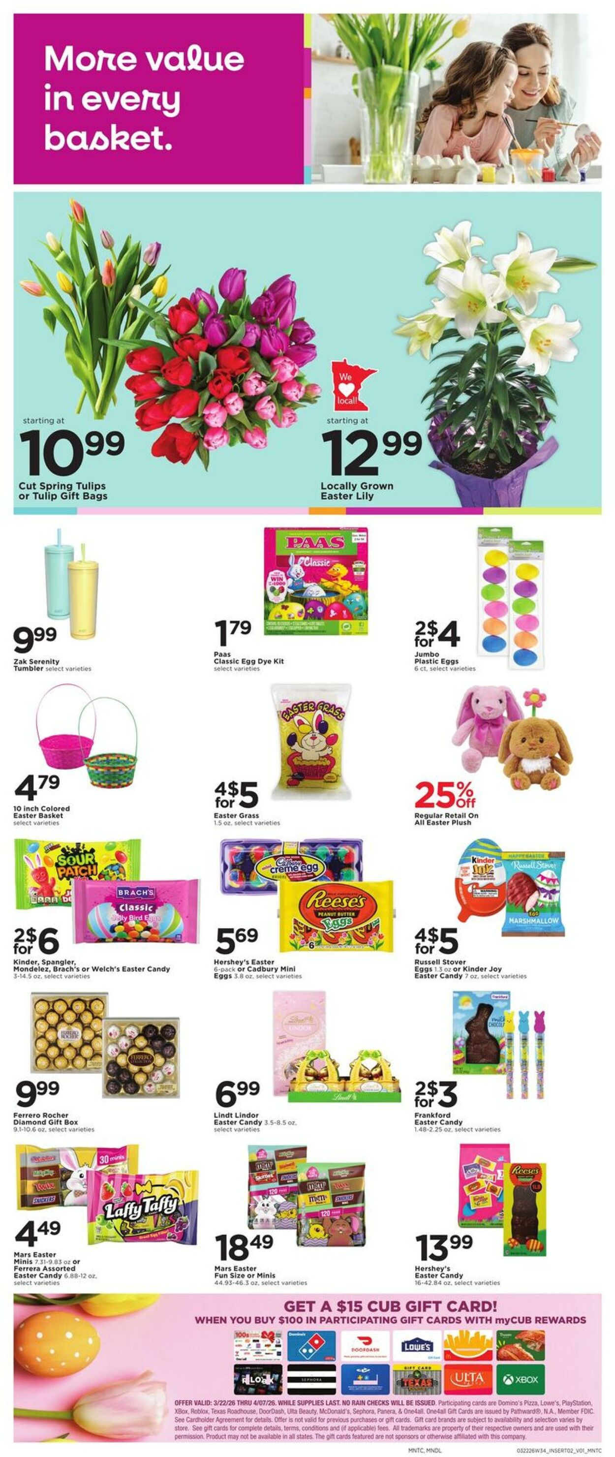 Weekly ad Cub Foods 03/22/2026 - 03/28/2026
