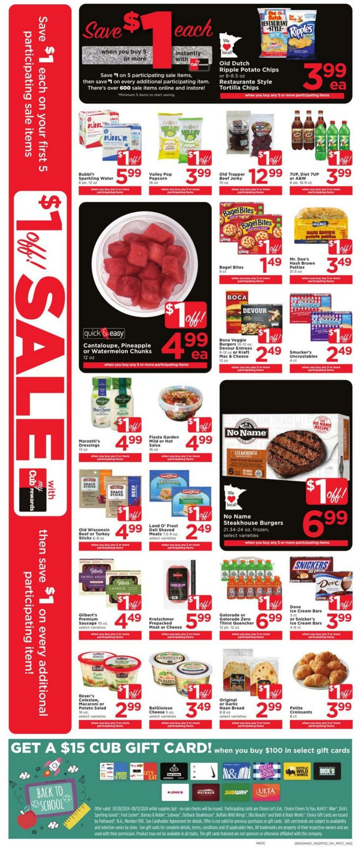 Weekly ad Cub Foods 08/11/2024 - 08/17/2024