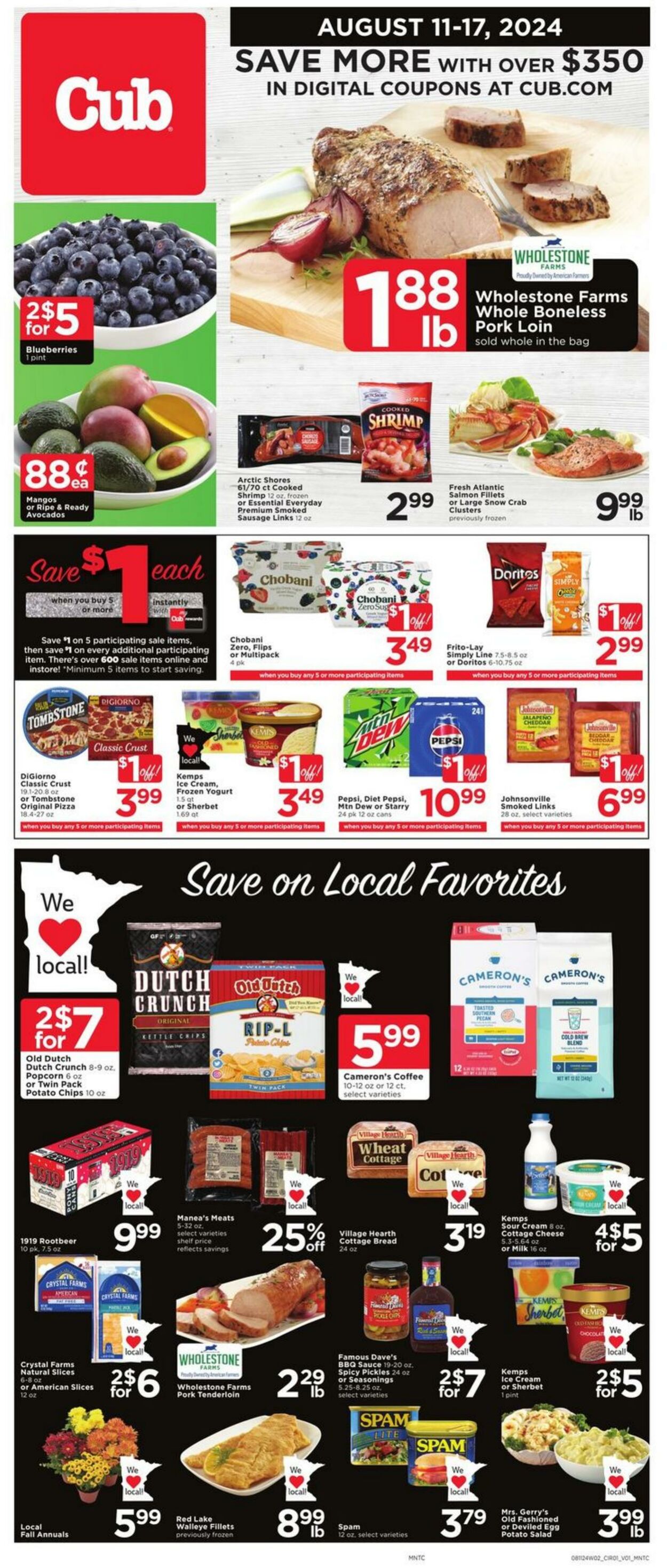 Weekly ad Cub Foods 08/11/2024 - 08/17/2024