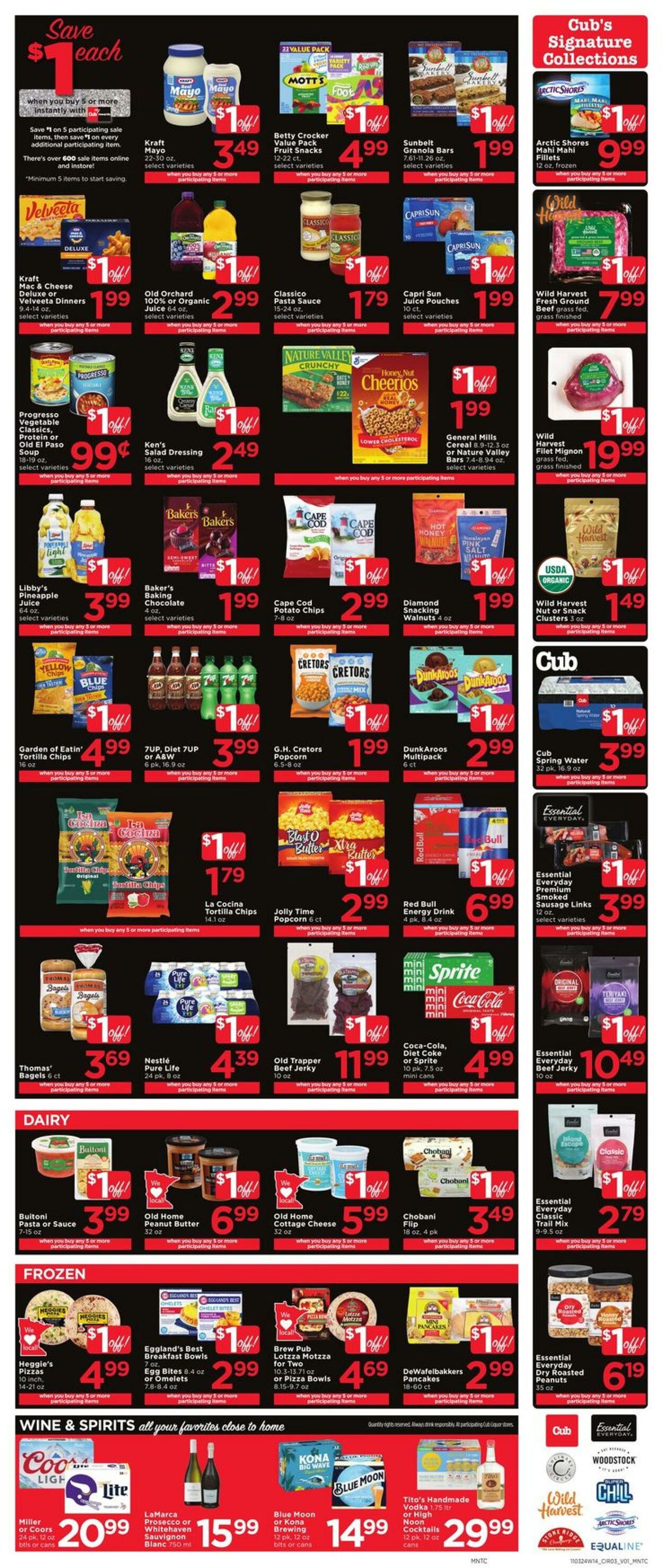 Weekly ad Cub Foods 11/03/2024 - 11/09/2024