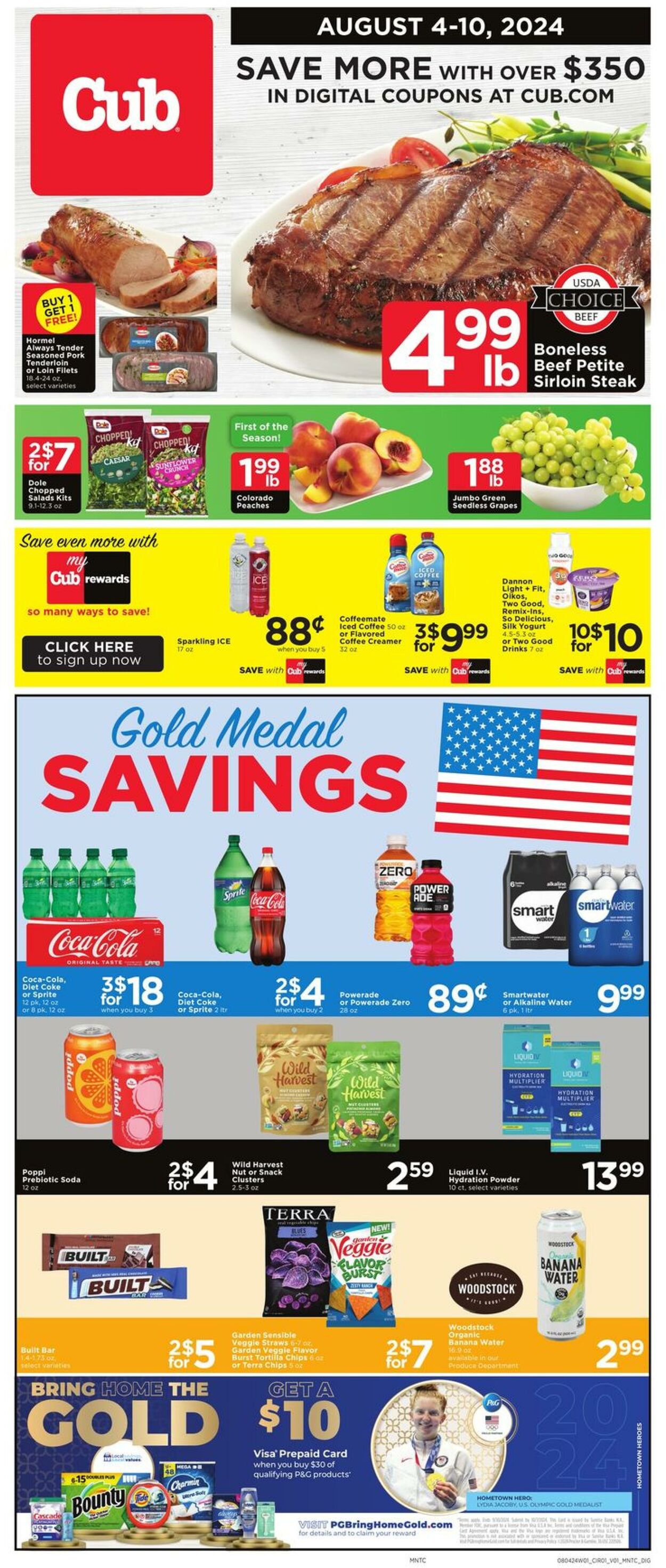 Weekly ad Cub Foods 08/04/2024 - 08/10/2024