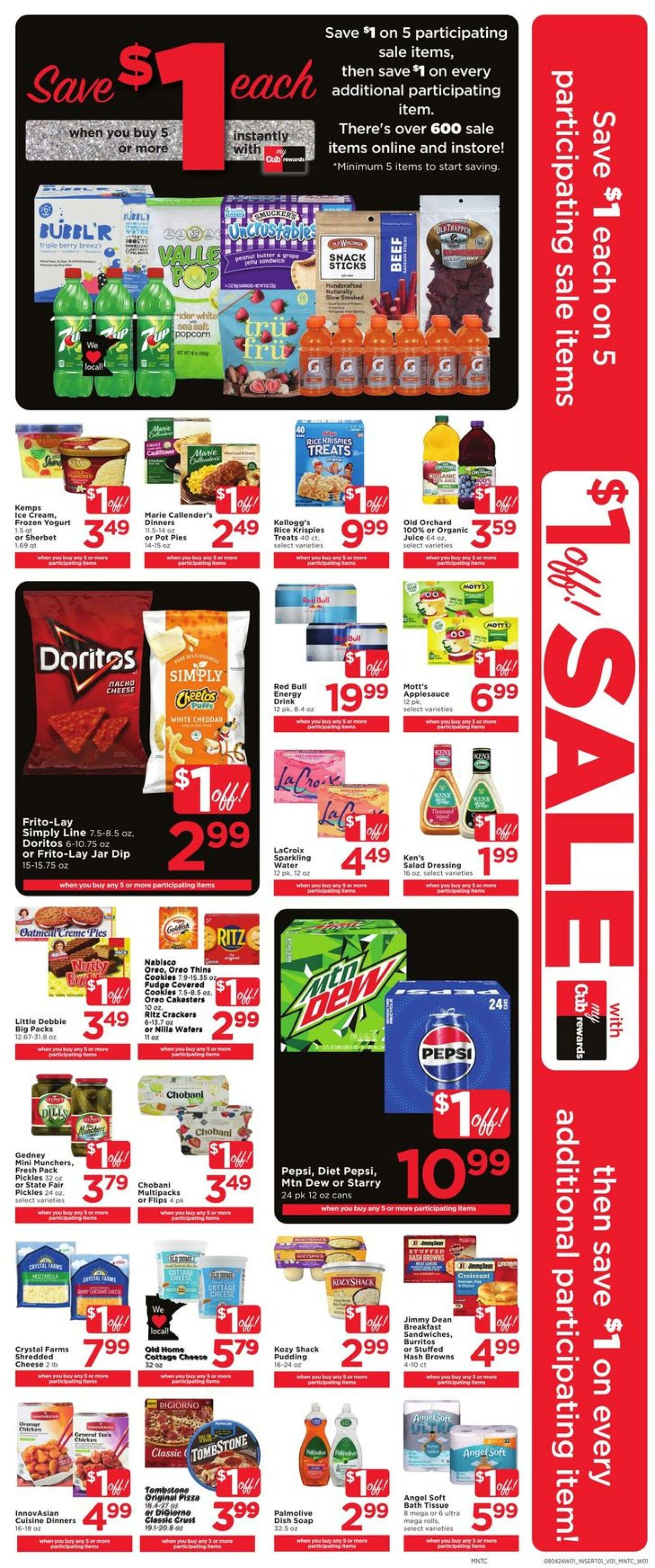 Weekly ad Cub Foods 08/04/2024 - 08/10/2024