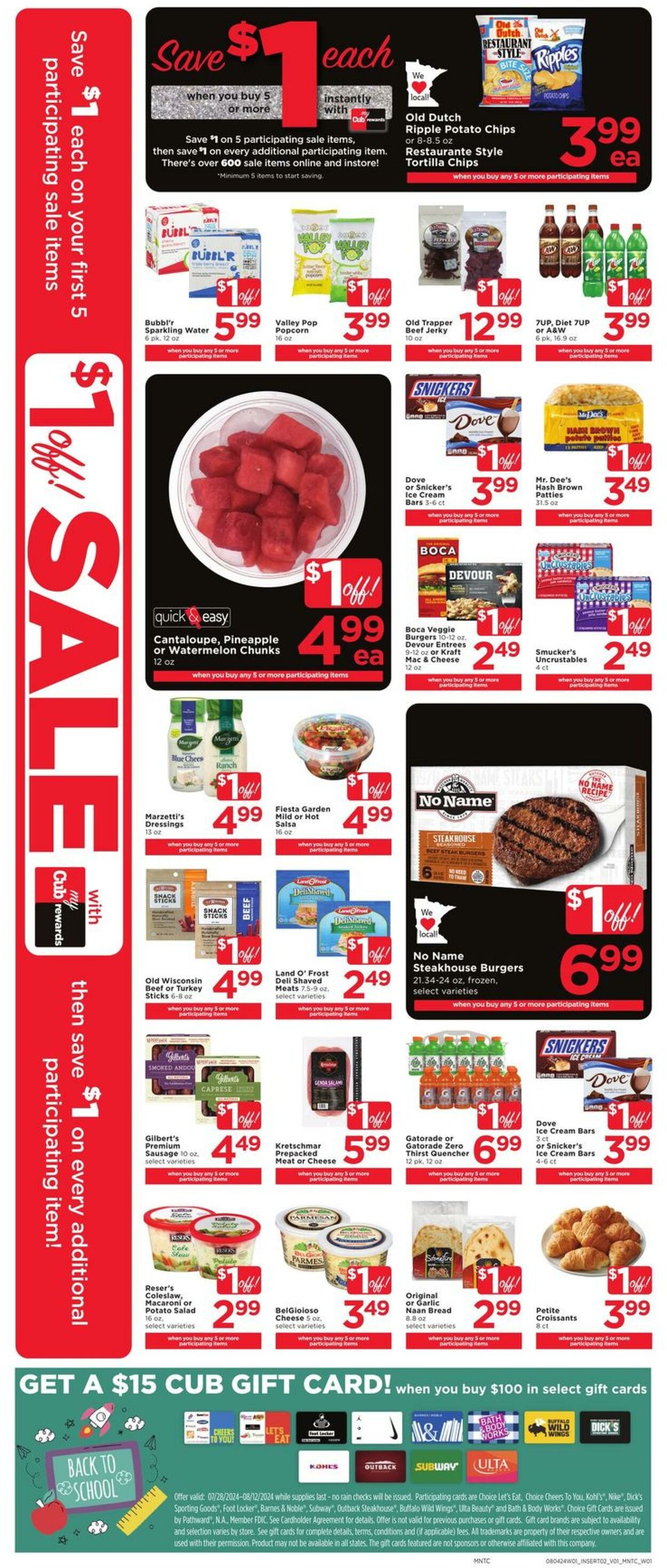 Weekly ad Cub Foods 08/04/2024 - 08/10/2024