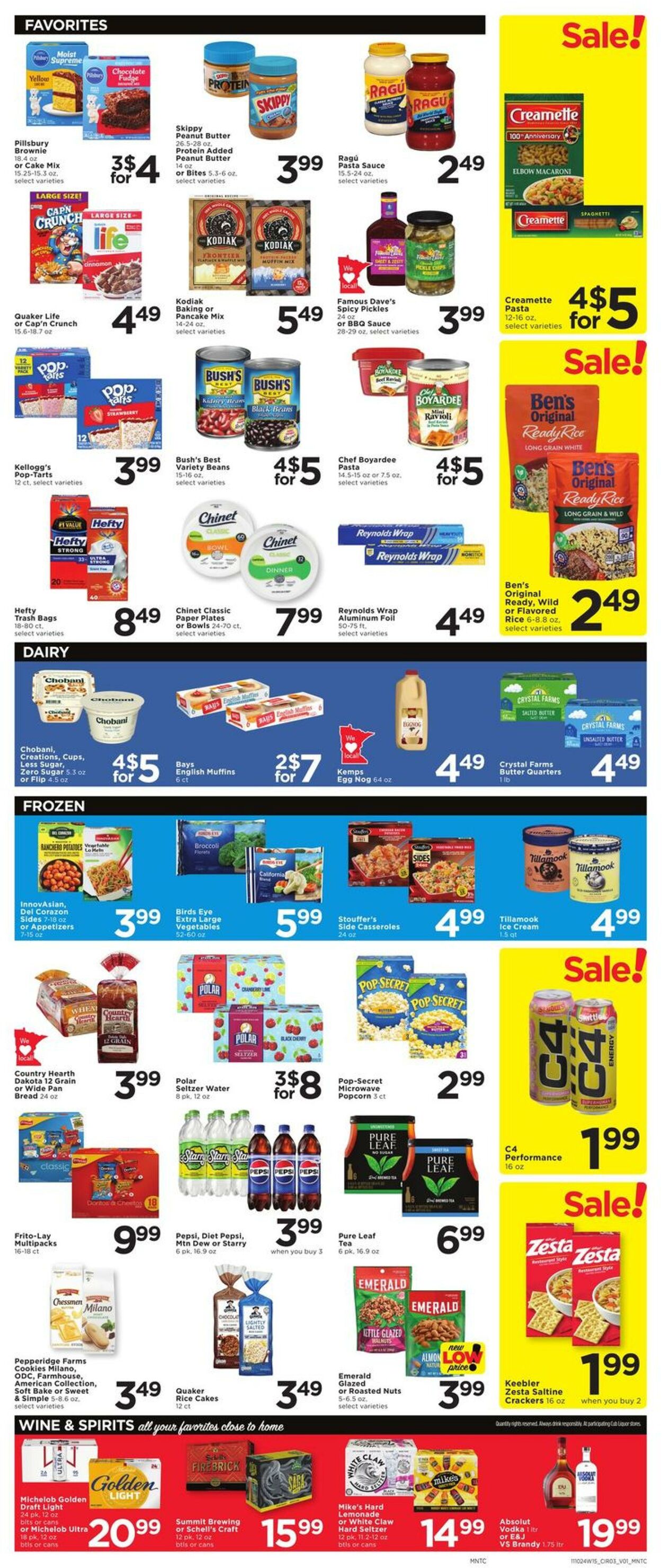 Weekly ad Cub Foods 11/10/2024 - 11/19/2024