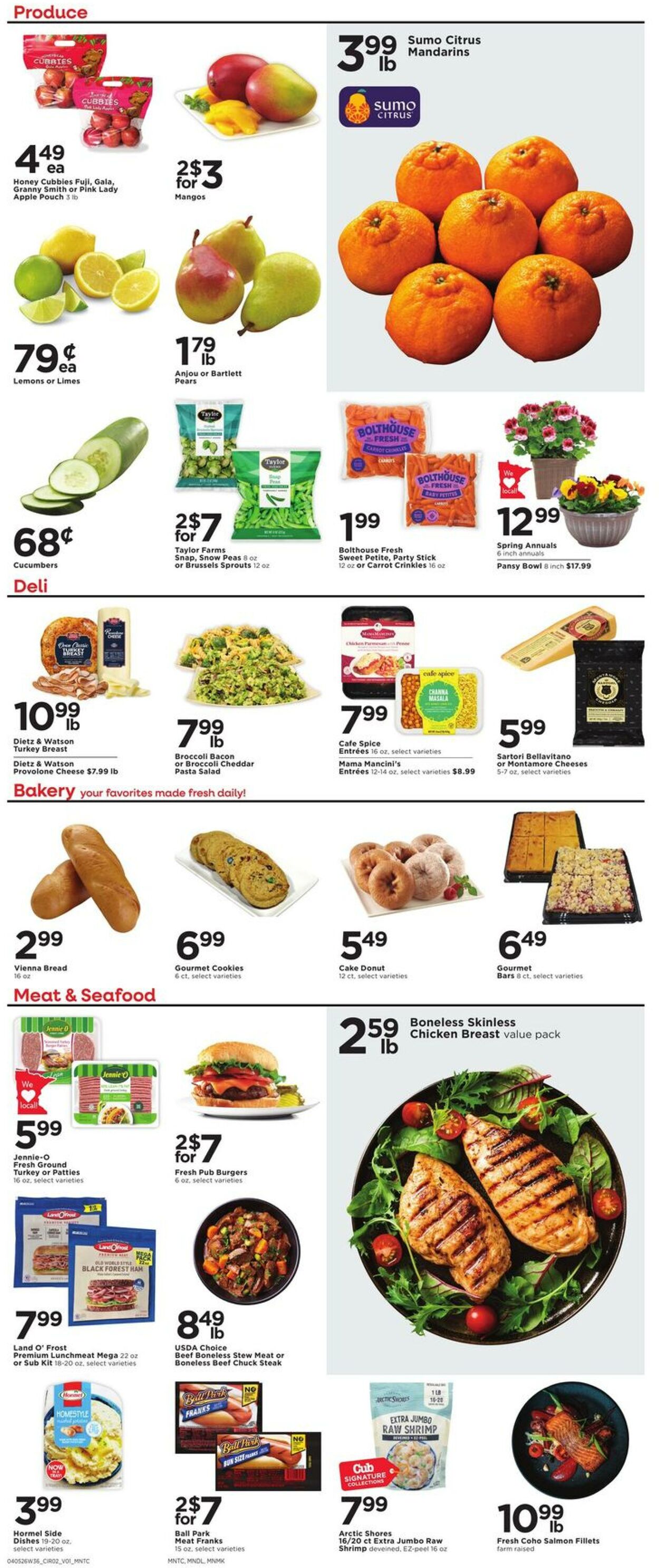 Weekly ad Cub Foods 04/05/2026 - 04/11/2026