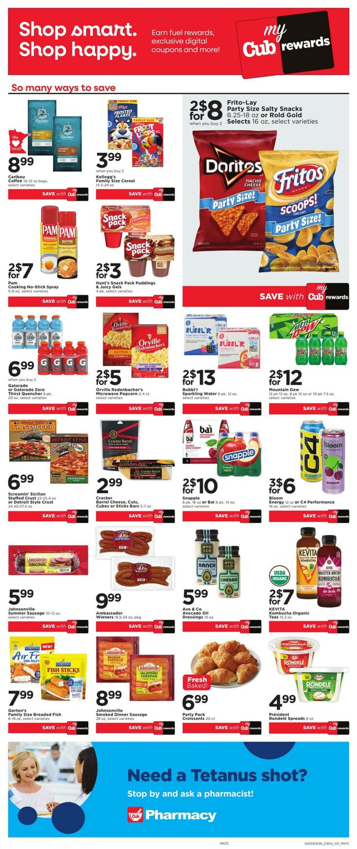Weekly ad Cub Foods 04/05/2026 - 04/11/2026