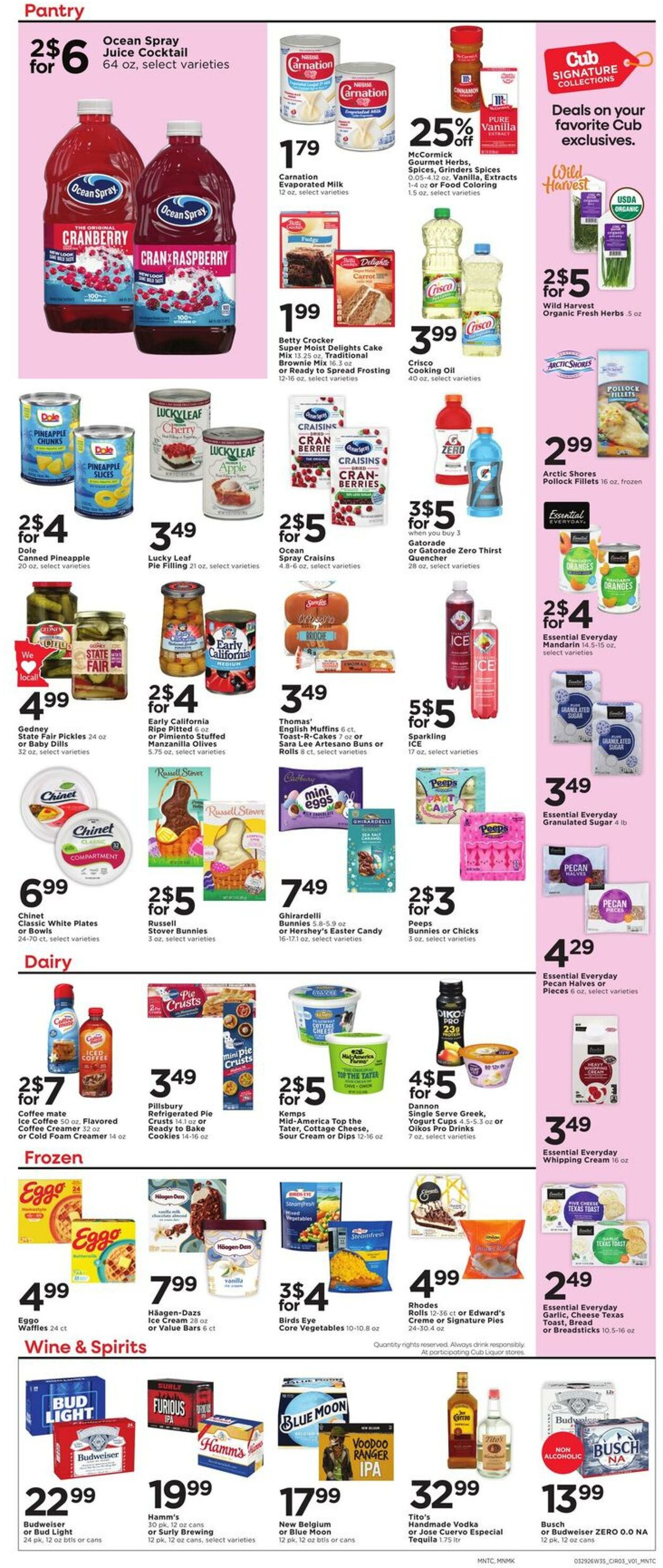 Weekly ad Cub Foods 03/29/2026 - 04/05/2026