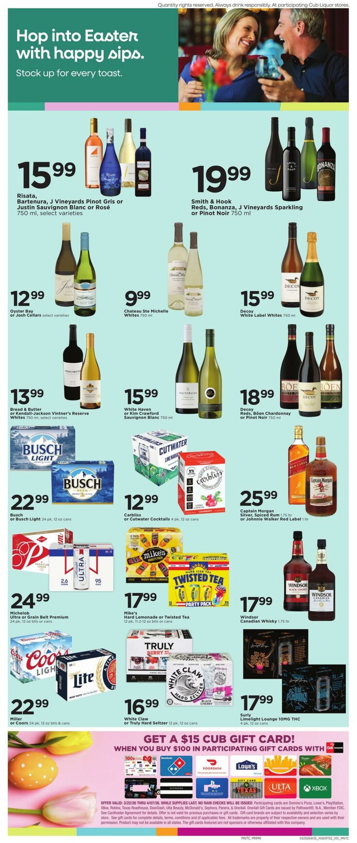 Weekly ad Cub Foods 03/29/2026 - 04/05/2026