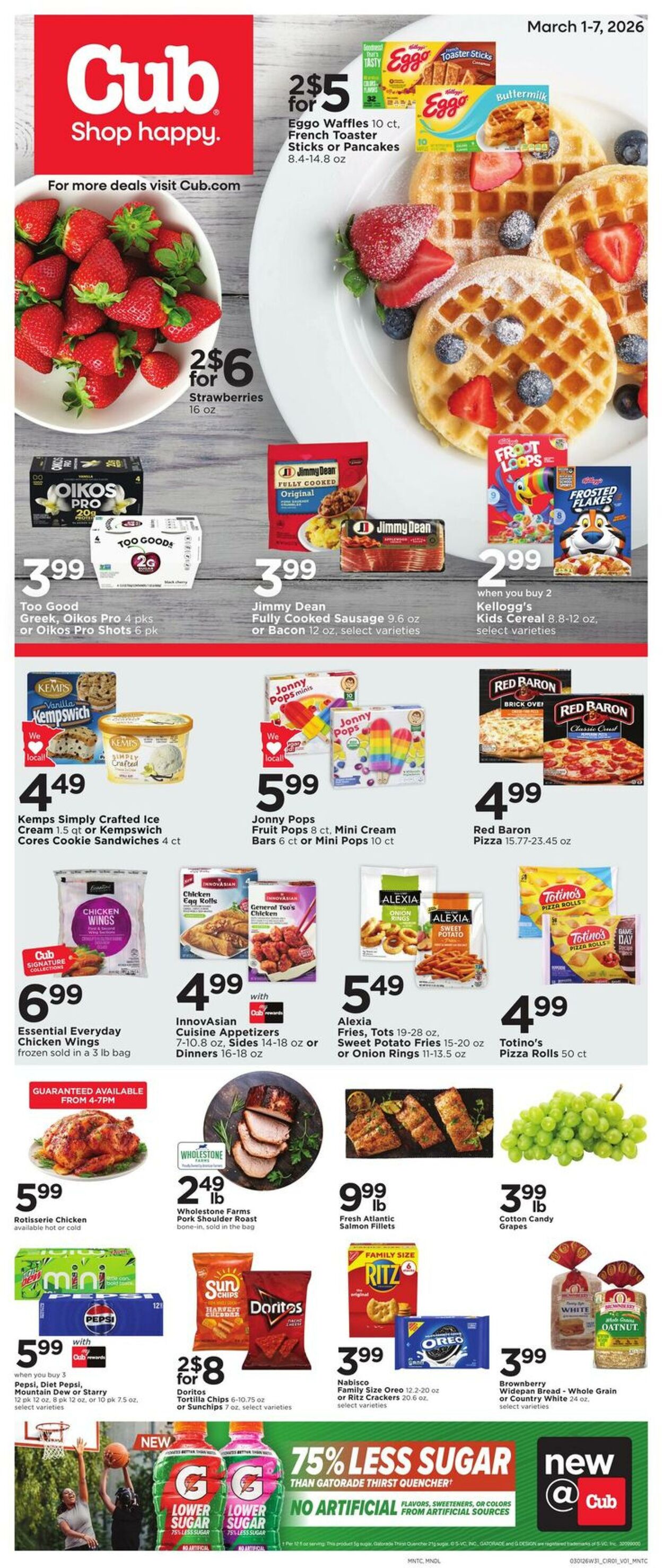 Weekly ad Cub Foods 03/01/2026 - 03/07/2026