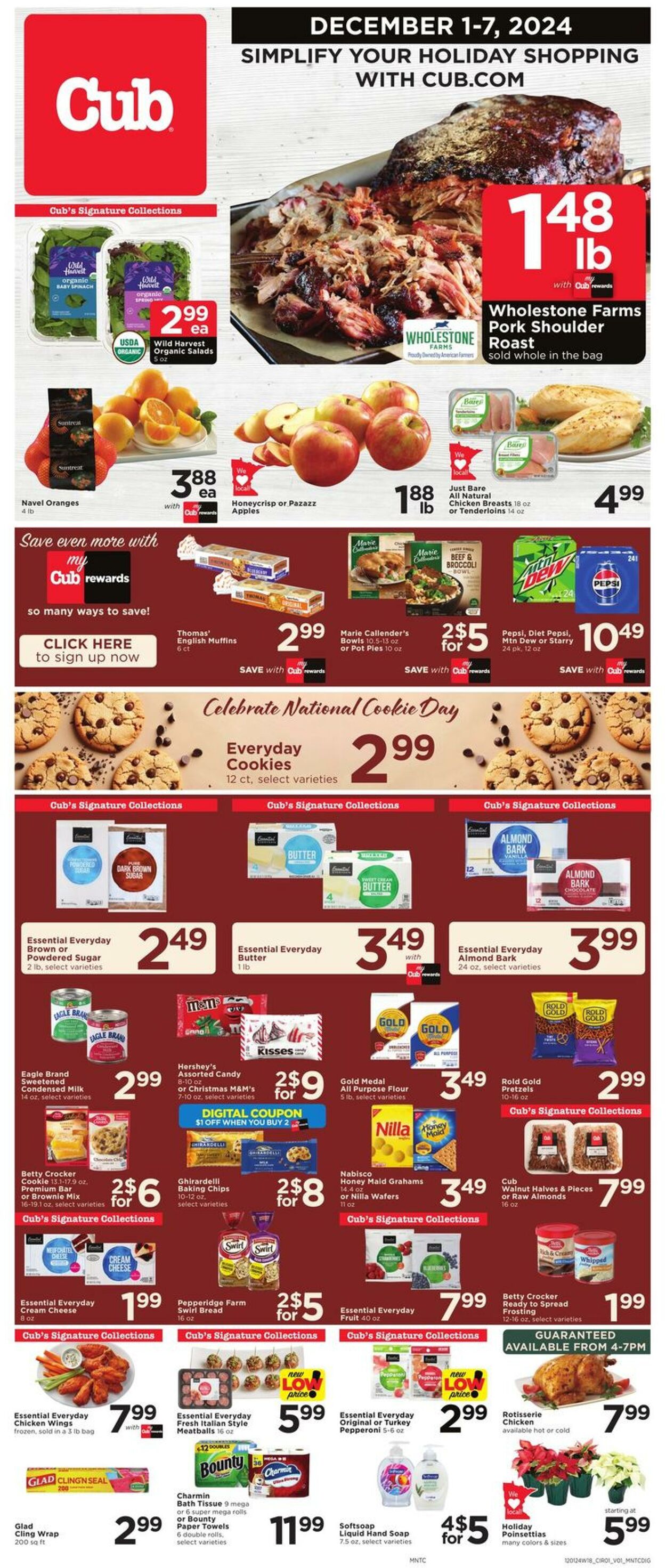 Weekly ad Cub Foods 12/01/2024 - 12/07/2024