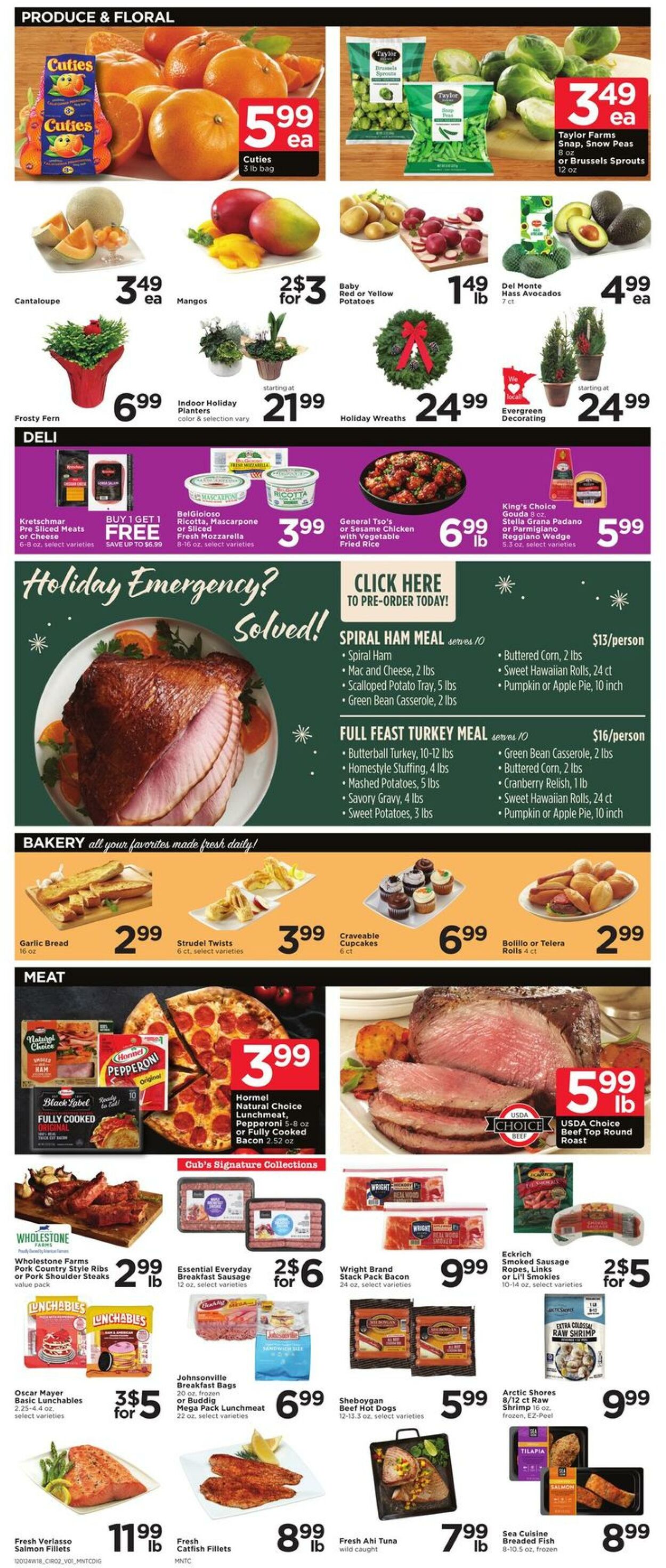 Weekly ad Cub Foods 12/01/2024 - 12/07/2024