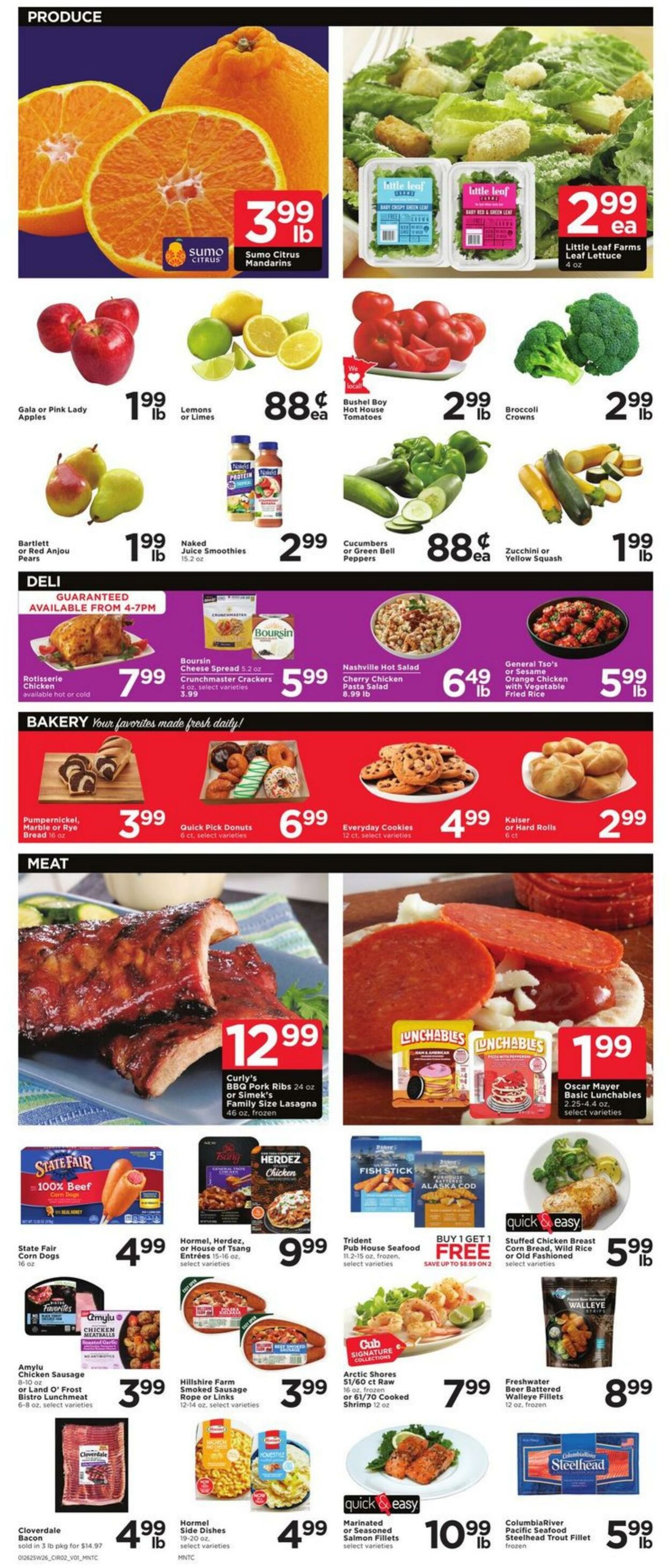 Weekly ad Cub Foods 01/26/2025 - 02/01/2025