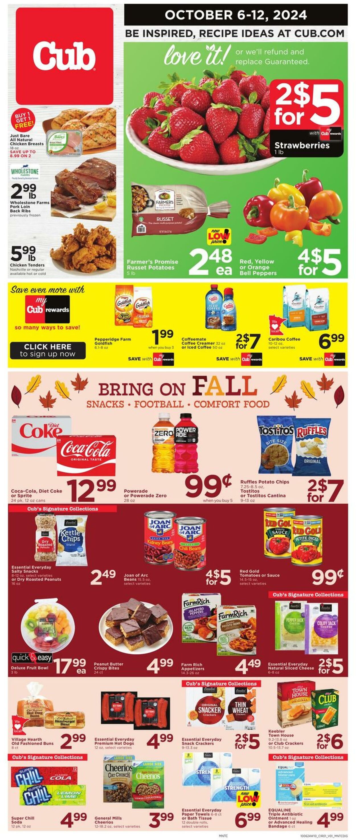 Weekly ad Cub Foods 10/06/2024 - 10/12/2024