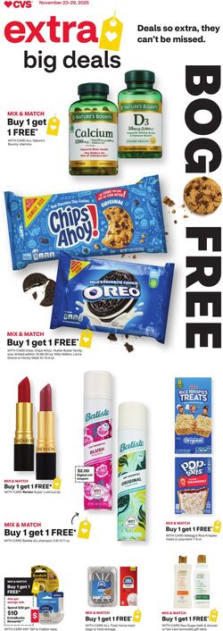 Weekly ad CVS Pharmacy 11/23/2025 - 11/29/2025