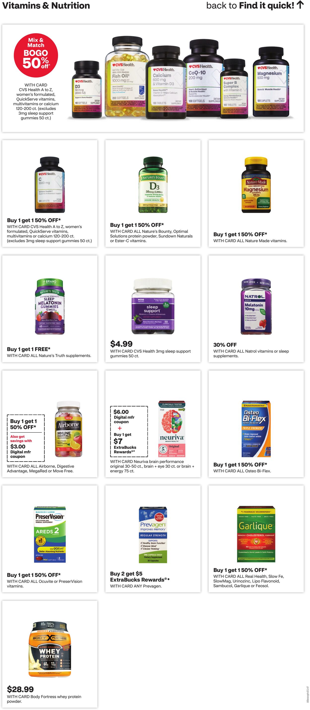 Weekly ad CVS Pharmacy 12/08/2024 - 12/14/2024