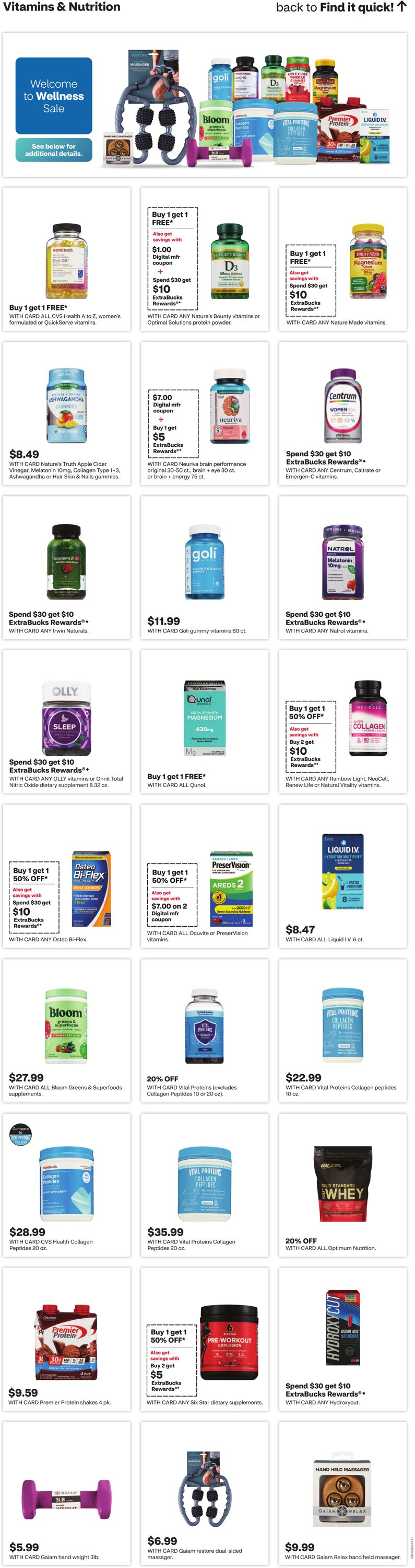 Weekly ad CVS Pharmacy 01/12/2025 - 01/18/2025