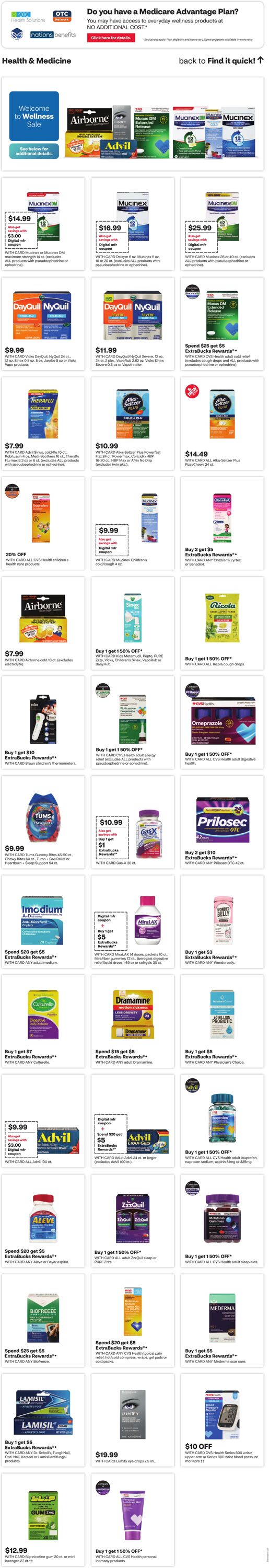 Weekly ad CVS Pharmacy 01/12/2025 - 01/18/2025