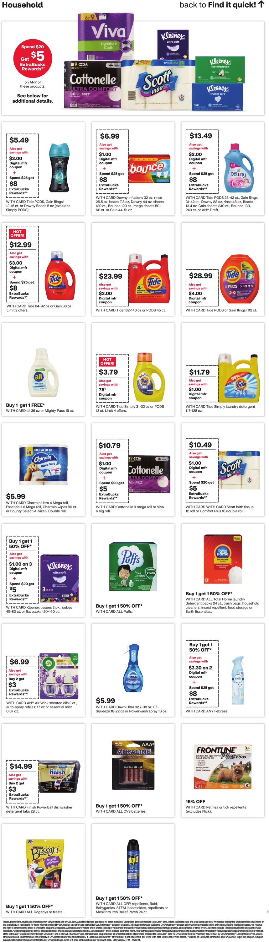 Weekly ad CVS Pharmacy 07/14/2024 - 07/20/2024