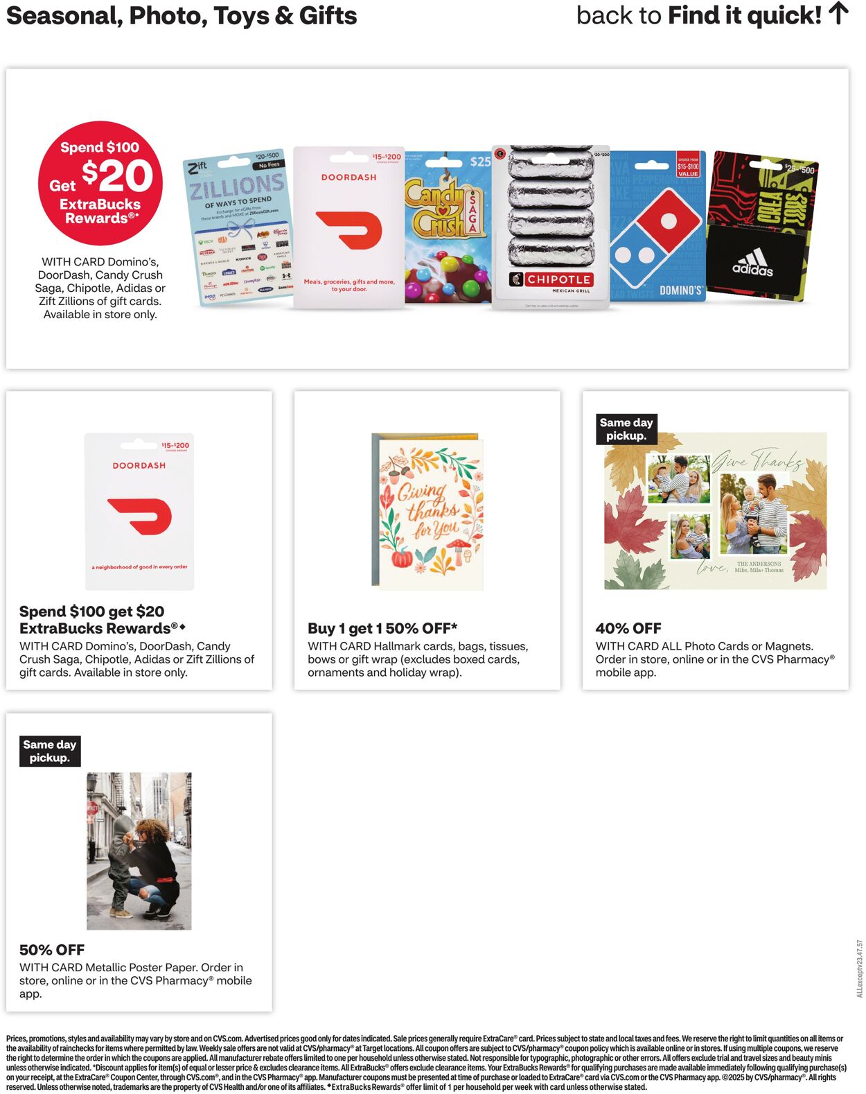 Weekly ad CVS Pharmacy 11/09/2025 - 11/15/2025