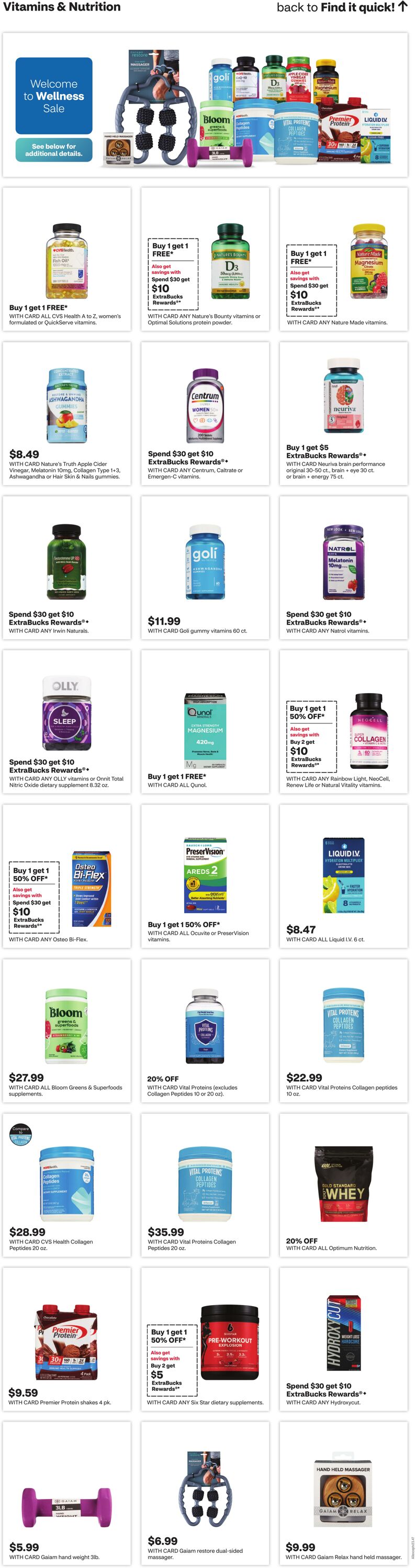 Weekly ad CVS Pharmacy 01/19/2025 - 01/25/2025