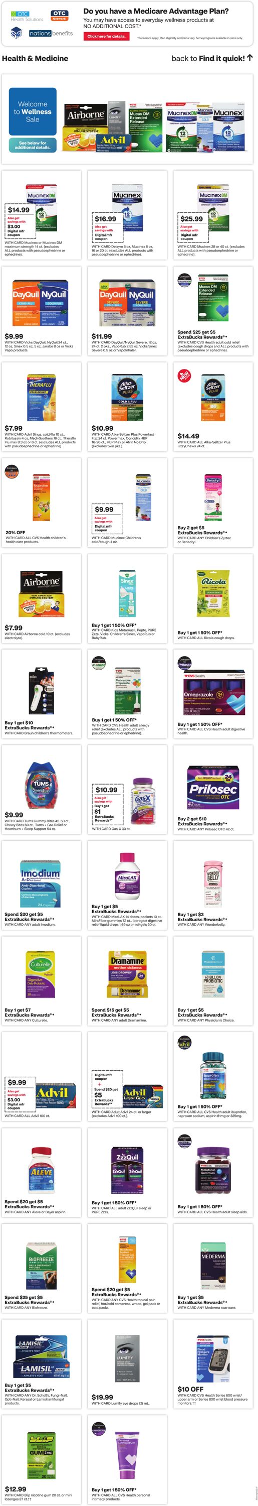 Weekly ad CVS Pharmacy 01/19/2025 - 01/25/2025