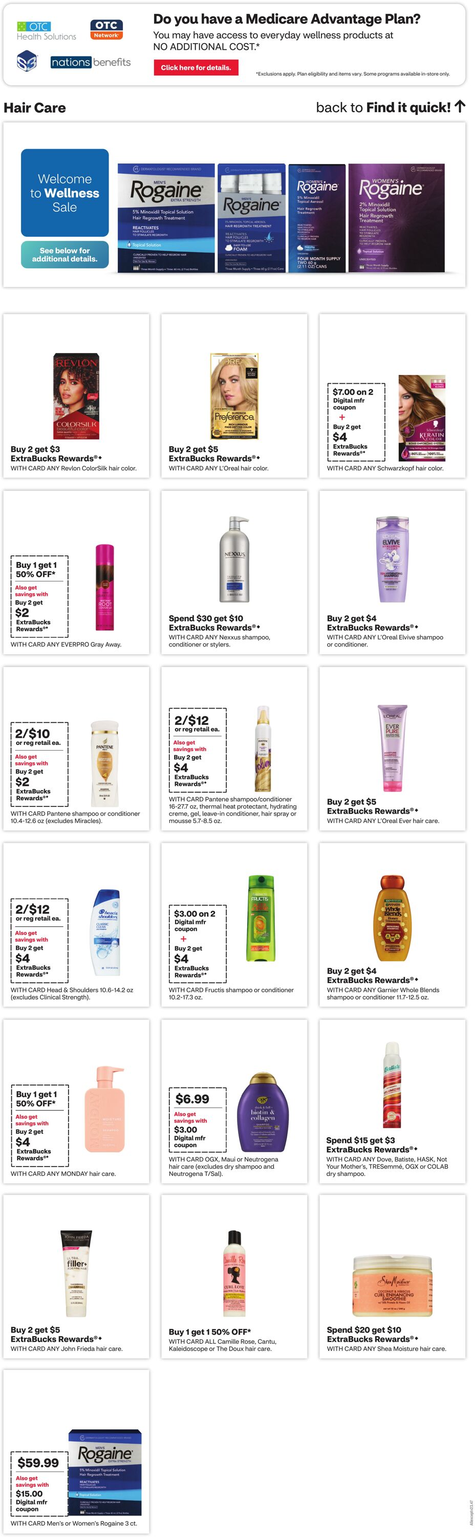 Weekly ad CVS Pharmacy 01/19/2025 - 01/25/2025