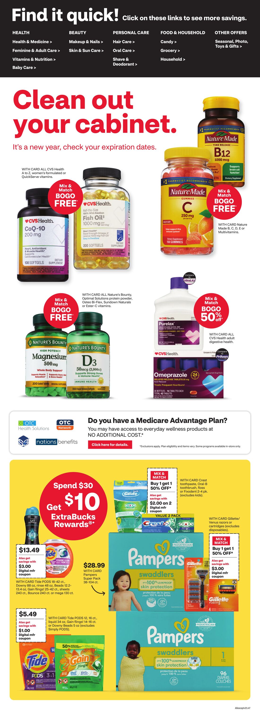 Weekly ad CVS Pharmacy 01/26/2025 - 02/01/2025