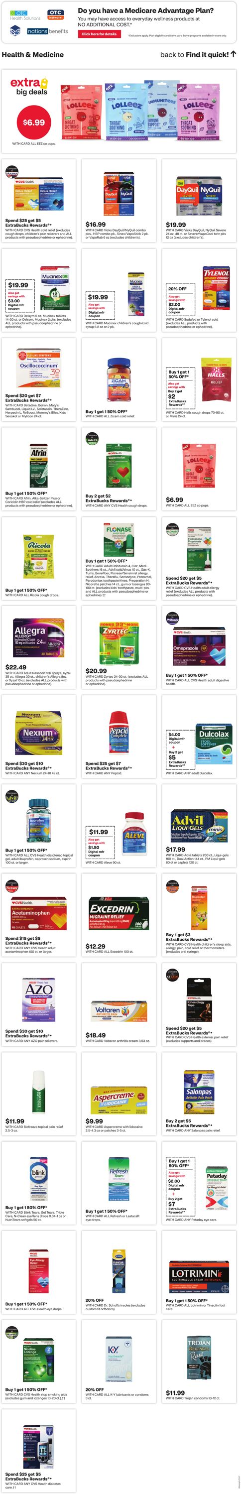 Weekly ad CVS Pharmacy 01/26/2025 - 02/01/2025