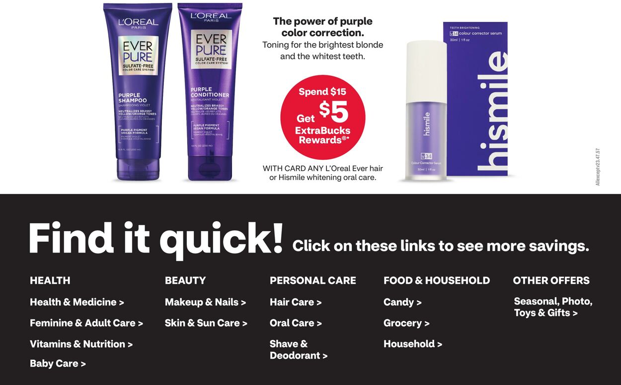 Weekly ad CVS Pharmacy 08/31/2025 - 09/06/2025