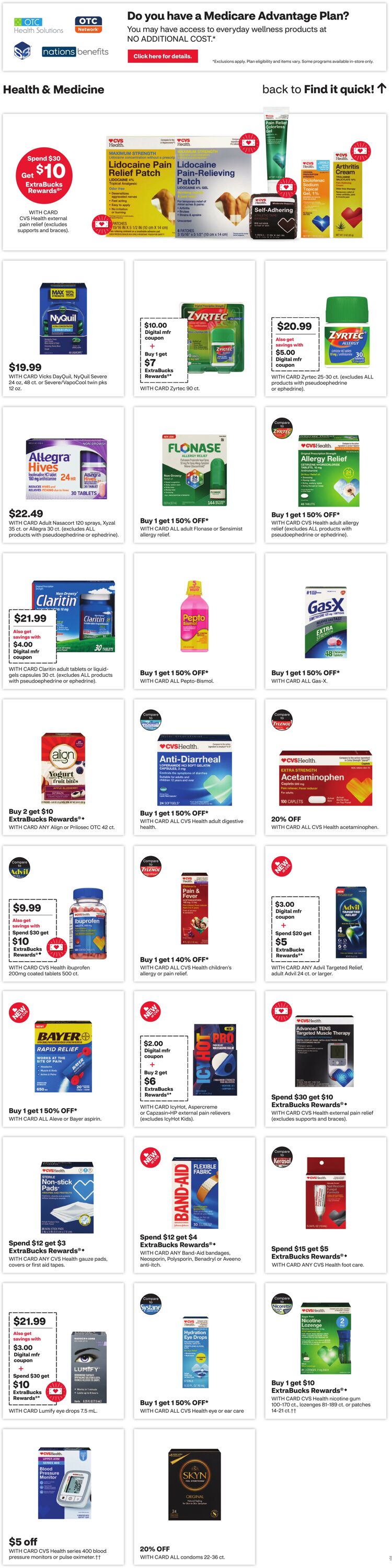 Weekly ad CVS Pharmacy 08/04/2024 - 08/10/2024