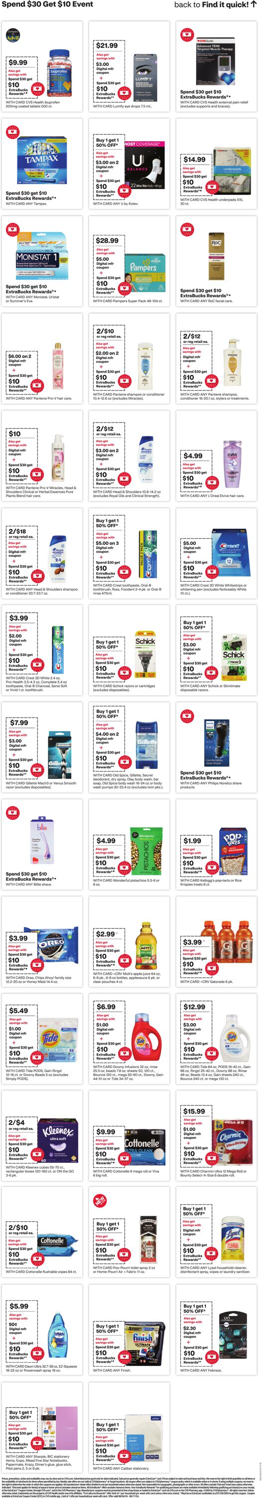 Weekly ad CVS Pharmacy 08/04/2024 - 08/10/2024